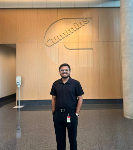 Aditya Prakash in the Cummins offices.